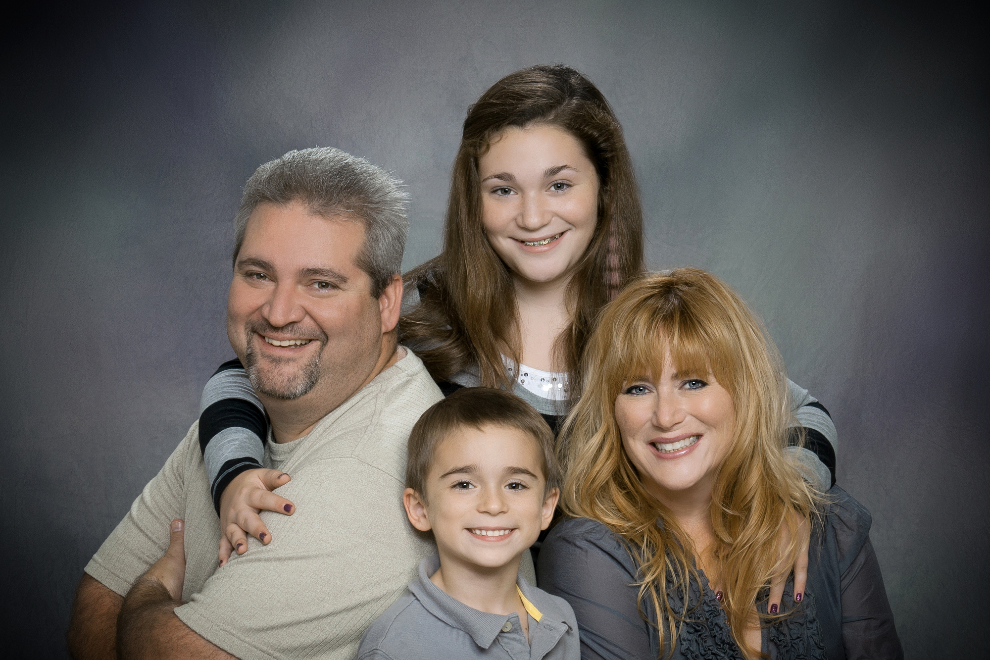 Family in Photography Studio in Marlton New Jersey